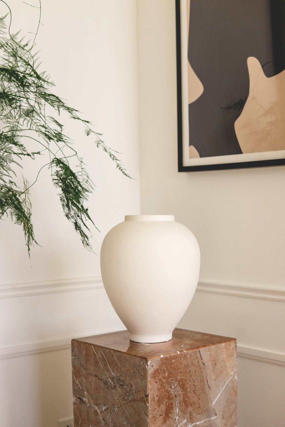 Matte Stoneware Vase